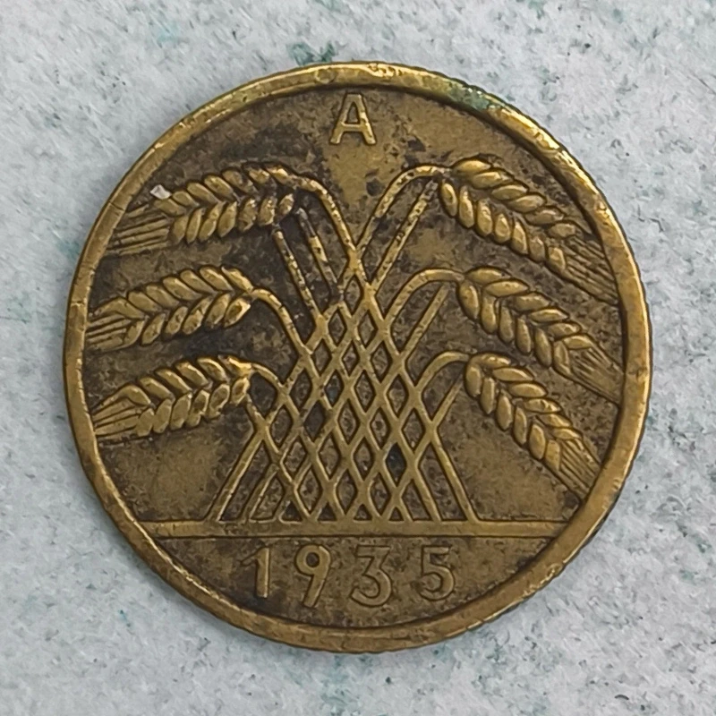 Obverse : Germany 10 Reichspfennig 1935 A