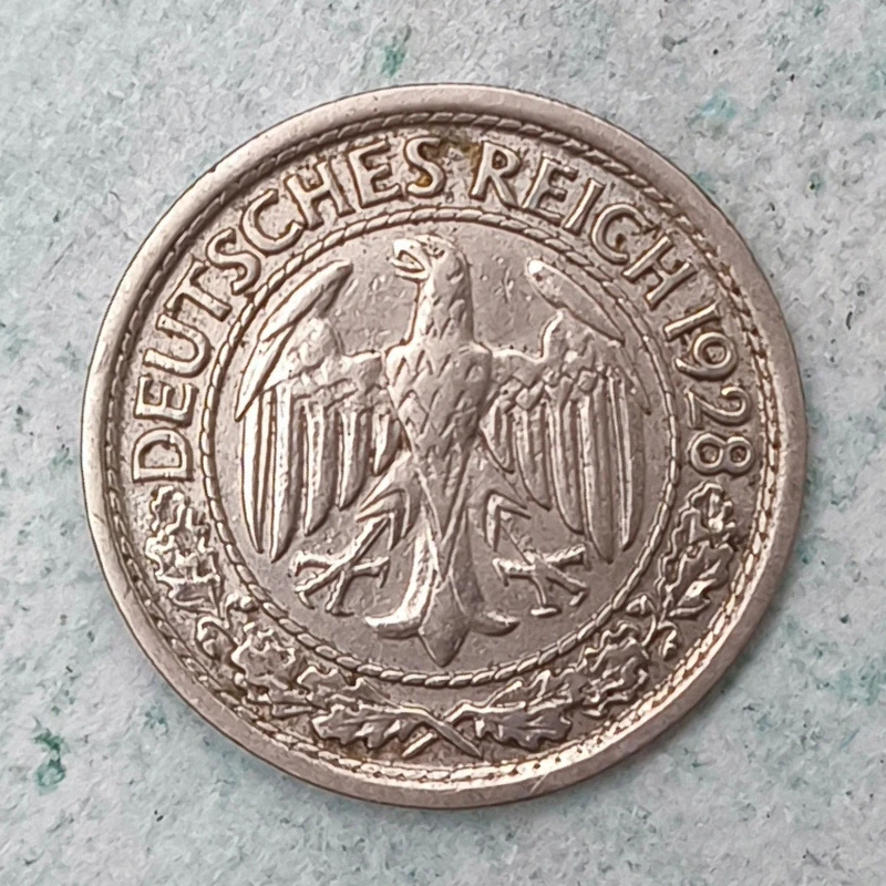 Obverse : Germany 50 Reichspfennig 1928 E