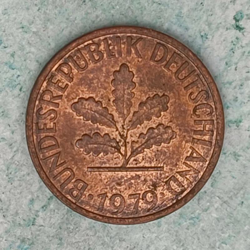 Obverse : Germany 1 pfennig 1979