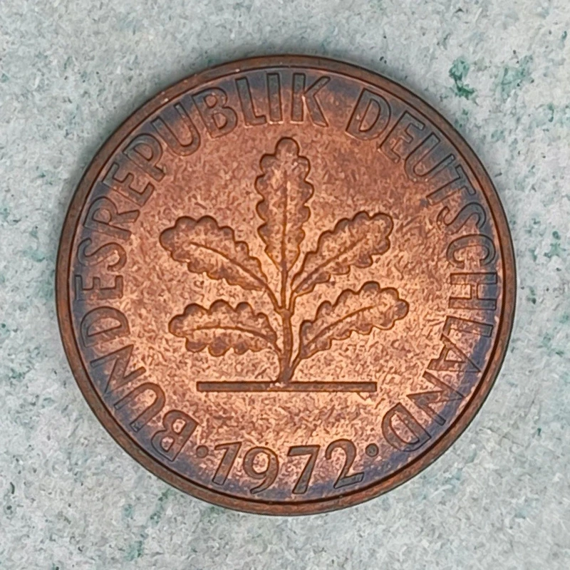 Obverse : Allemagne 2 pfennigs 1972 J