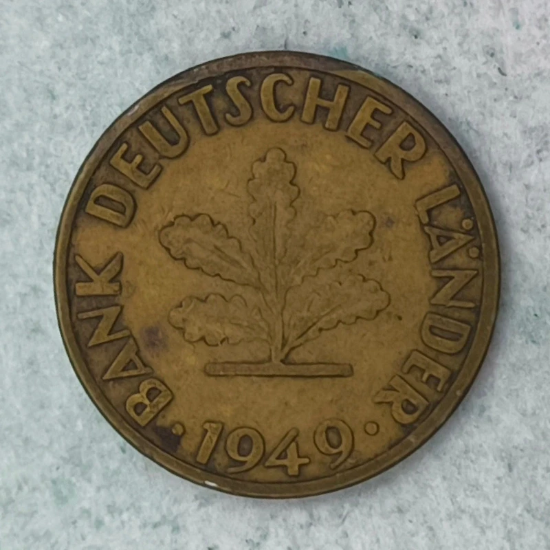 Obverse : Allemagne 5 pfennigs 1949 D