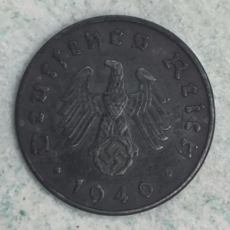 Obverse : Allemagne (Troisième Reich) 10 reichspfennigs 1940 D