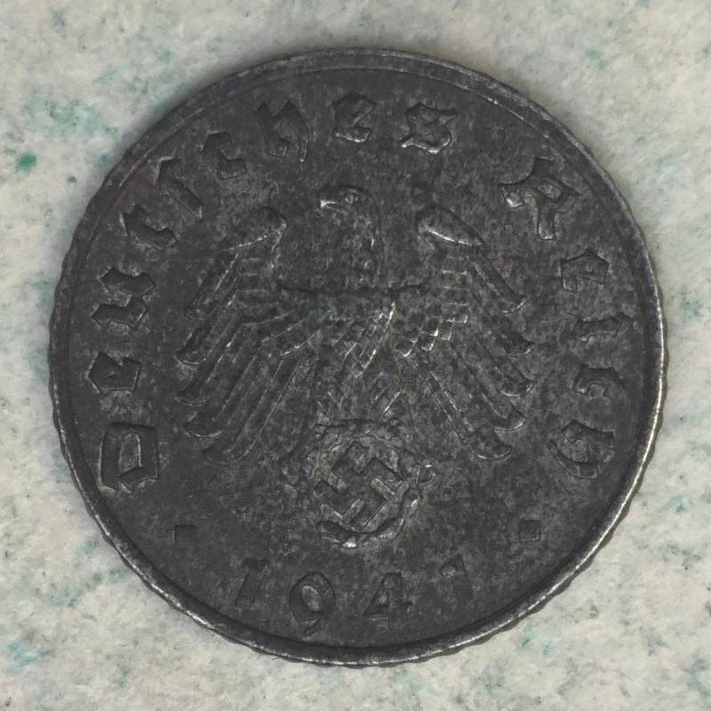 Obverse : Allemagne (Troisième Reich) 5 REICHSPFENNIG 1941 G