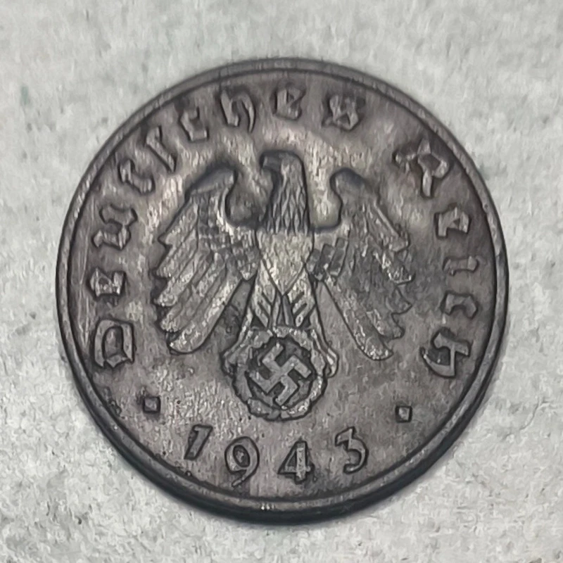 Obverse : Allemagne (Troisième Reich) 1 REICHSPFENNIG 1943 A