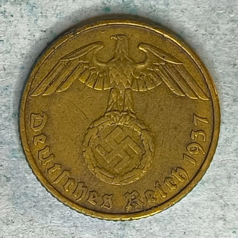 Obverse : Allemagne (Troisième Reich) 5 REICHSPFENNIG 1937 A