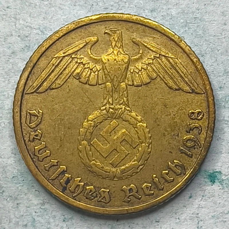 Obverse : Allemagne (Troisième Reich) 10 REICHSPFENNIG 1938 J