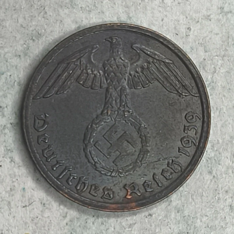 Obverse : Allemagne (Troisième Reich) 1 REICHSPFENNIG 1939 A