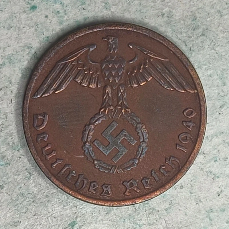 Obverse : Allemagne (Troisième Reich) 1 REICHSPFENNIG 1940 A