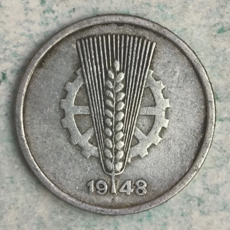Obverse : Allemagne (RDA) 5 PFENNIG 1948 A