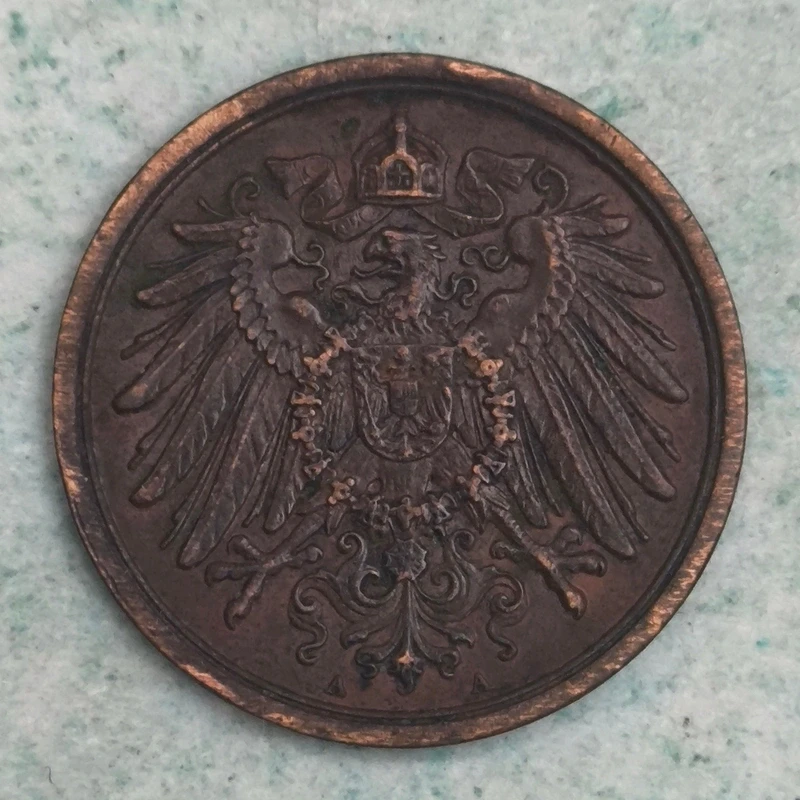 Obverse : Allemagne 2 pfennig 1911 A