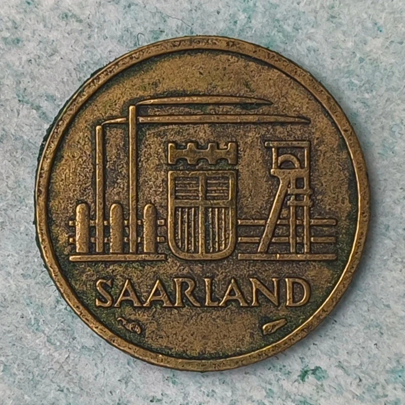 Obverse : Sarre 10 francs 1954