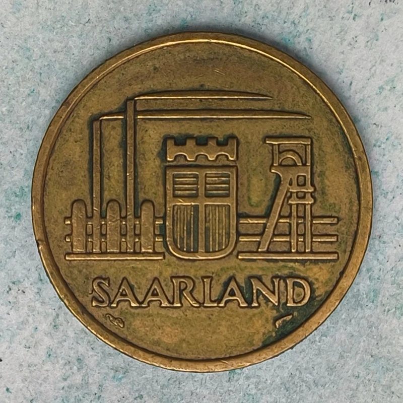 Obverse : Sarre 50 francs 1954