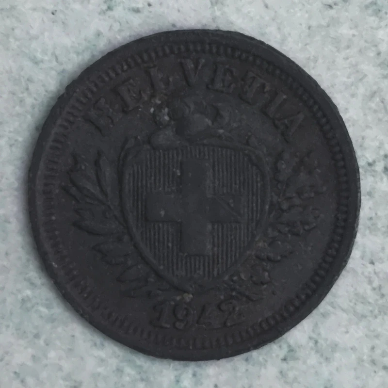 Obverse : Switzerland 1 rappen 1942 B