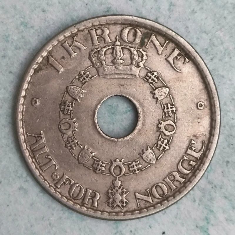 Reverse : Norway 1 krone 1950