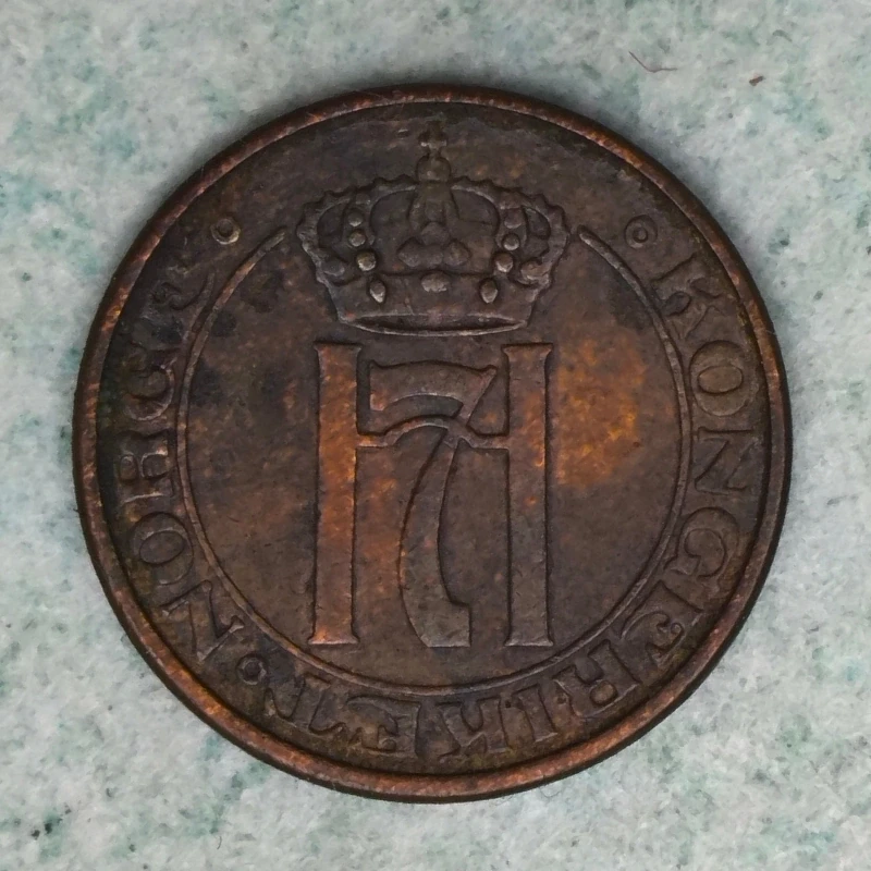 Obverse : Norway 1 øre 1936