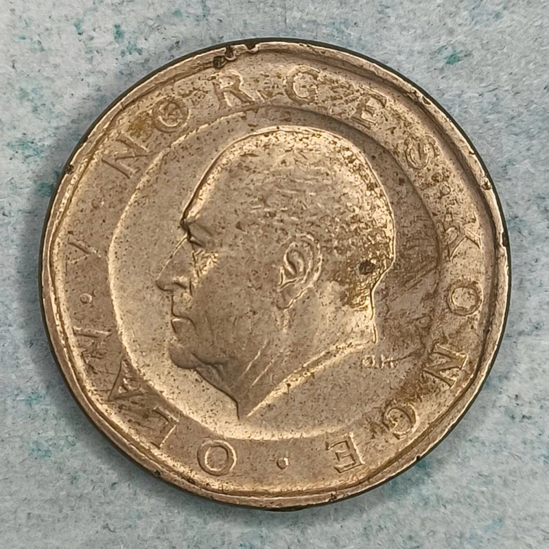 Obverse : Norway 10 kroner 1986
