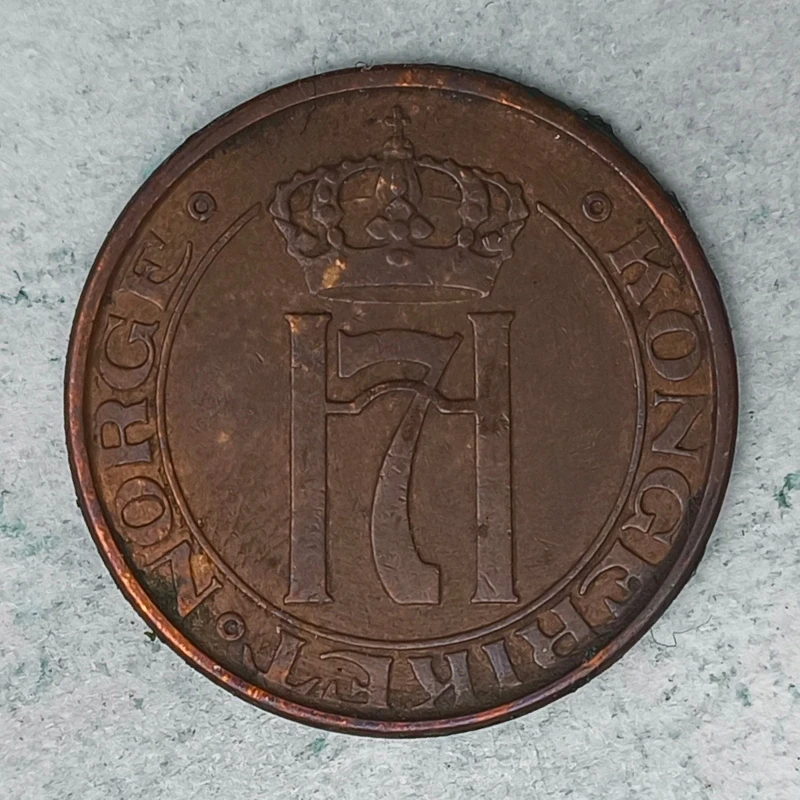 Obverse : Norway 5 øre 1940