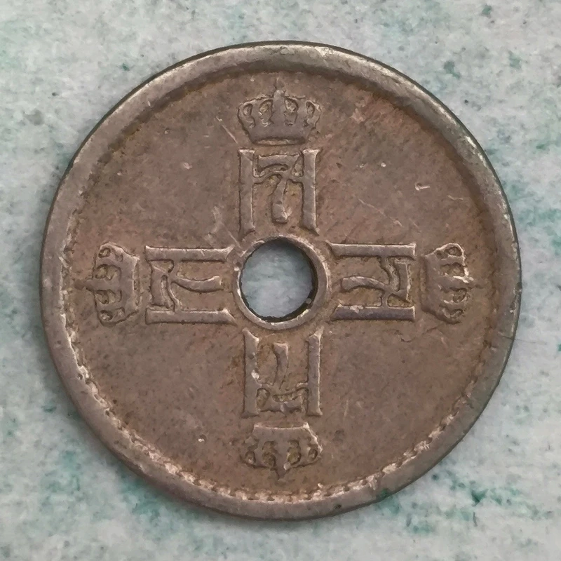 Obverse : Norway 25 øre 1924