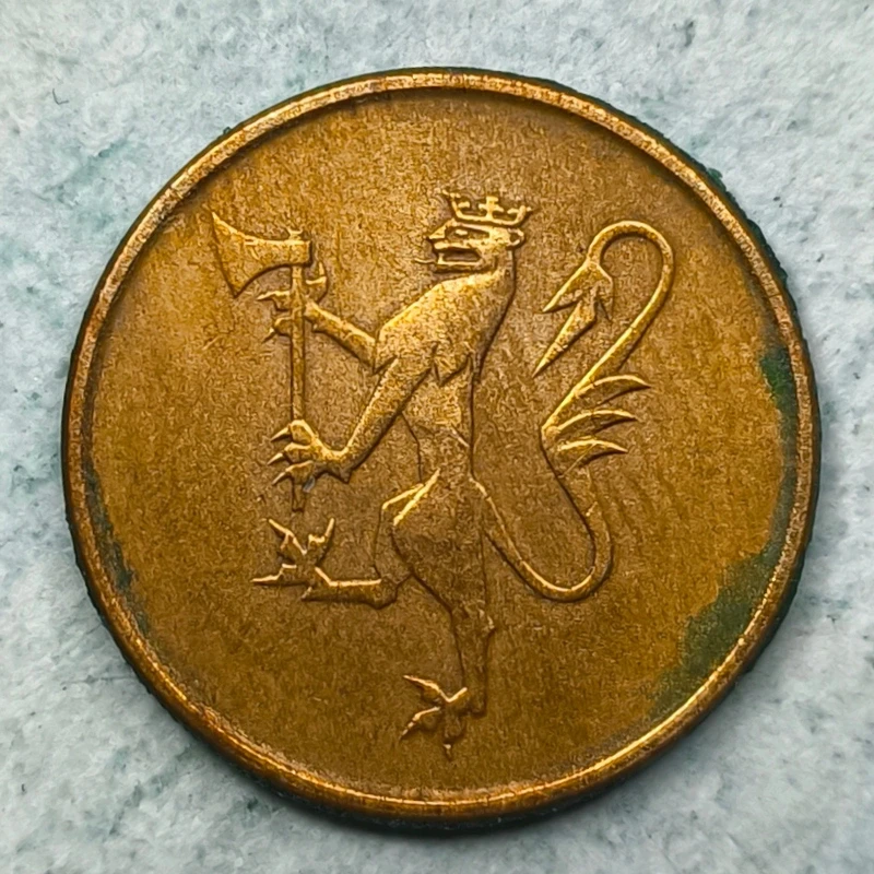 Obverse : Norway 5 øre 1973