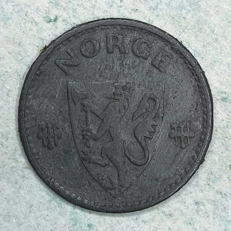 Obverse : Norway 50 øre 1941 German occupation