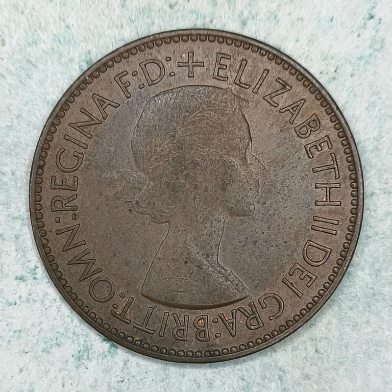 Obverse : Royaume-Uni ½  Penny 1953