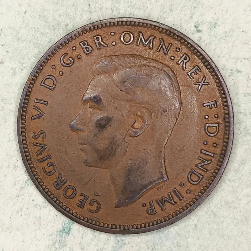 Obverse : Royaume-Uni 1 Penny 1948