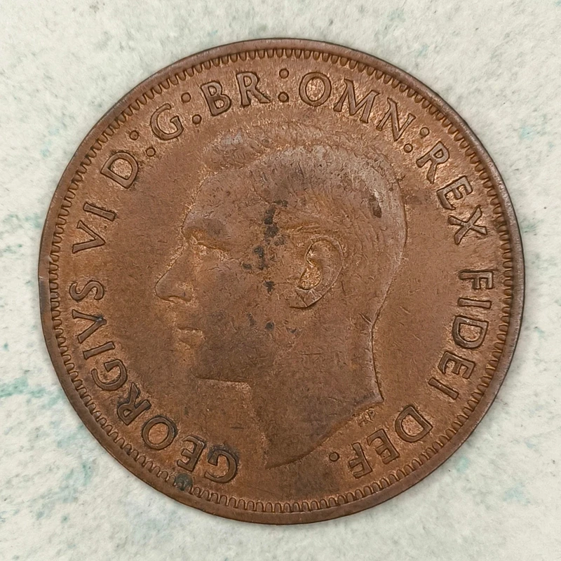 Obverse : Royaume-Uni 1 Penny 1949