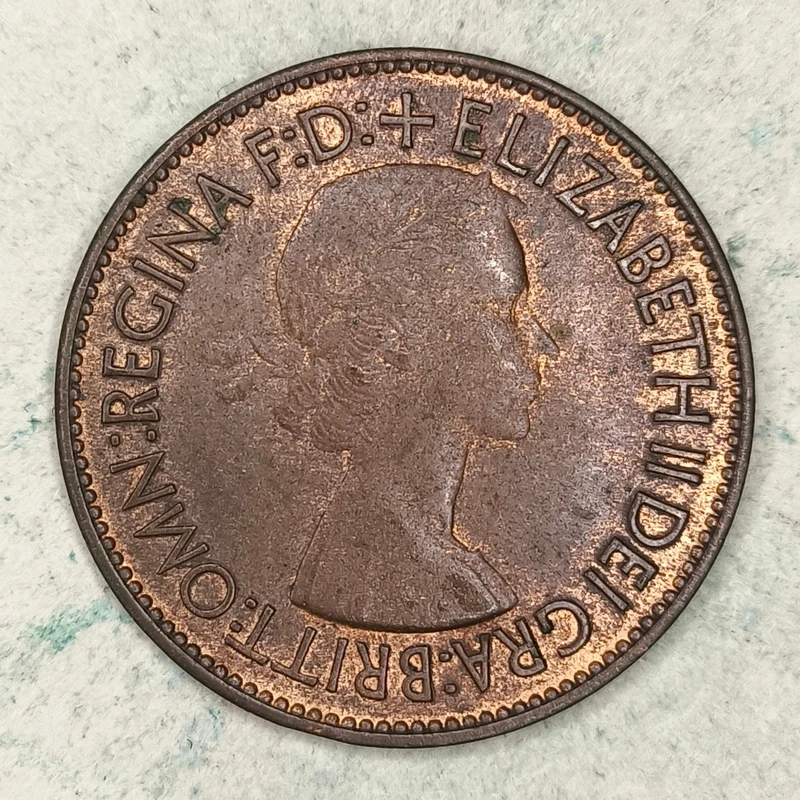 Obverse : Royaume-Uni 1 Penny 1953