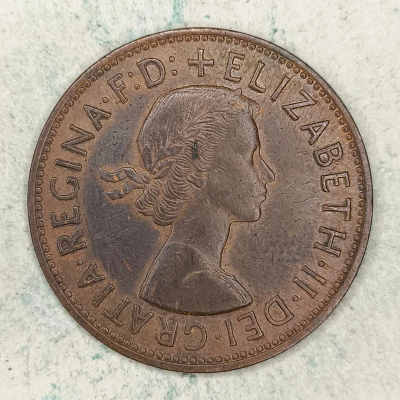 Obverse : Royaume-Uni 1 Penny 1965
