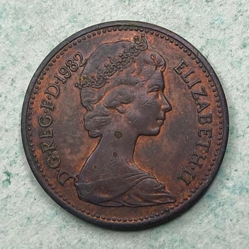 Obverse : Royaume-Uni 1 Penny 1982