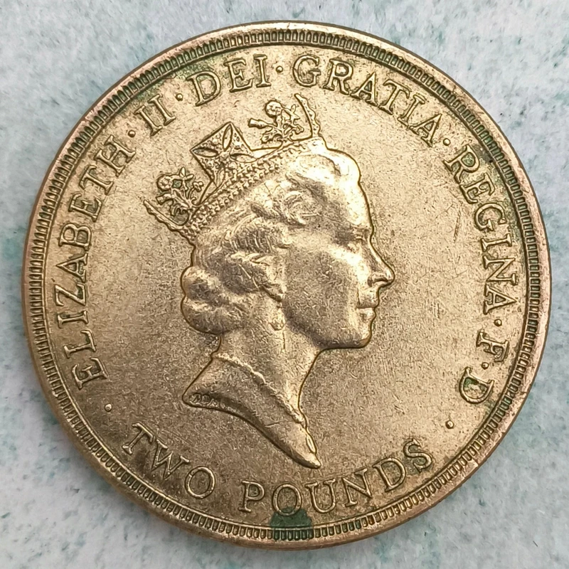 Obverse : Royaume-Uni 2 Pounds 1986 - XIIIe Jeux du Commonwealth