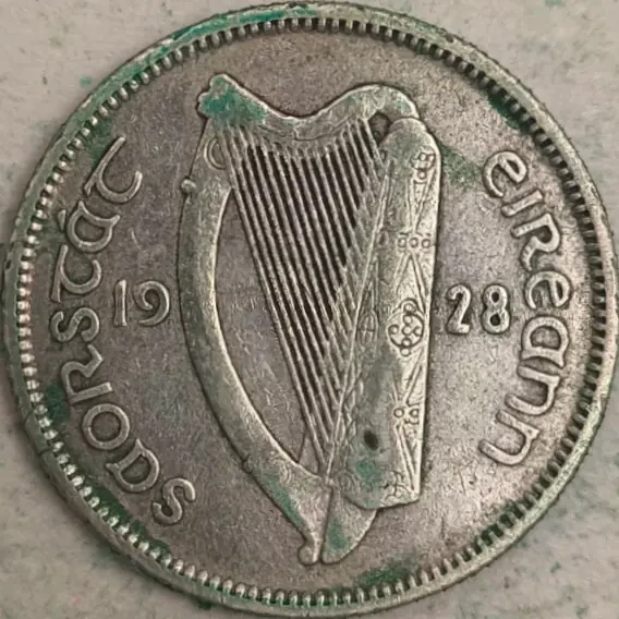 Vorderseite : Irland 1 shilling 1928-Probe