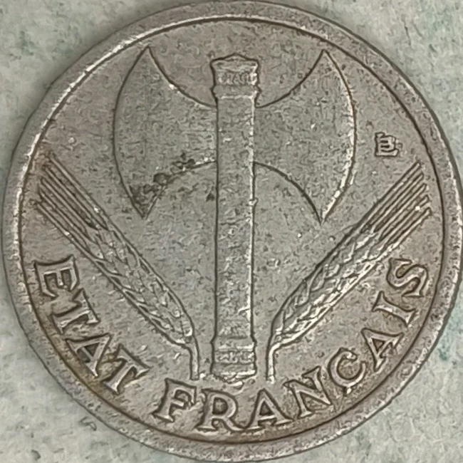 Vorderseite : Frankreich 50 Centimes 1942 - Französischer Staat (Francisque)