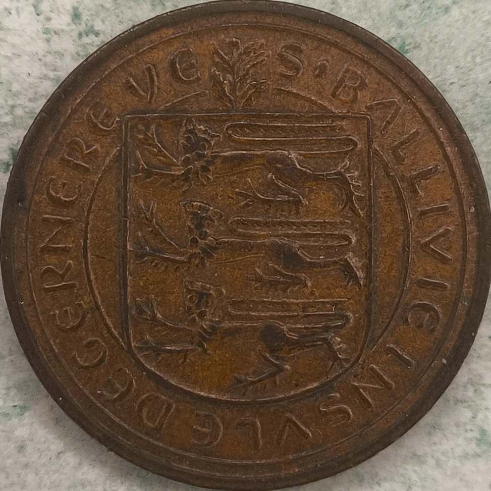 Obverse : Guernesey 2 pence 1977 - Moulin à vent