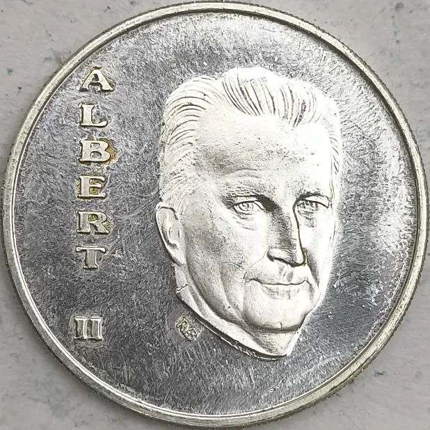 Voorzijde : 250-franc munt - Albert II - 50 jaar BENELUX