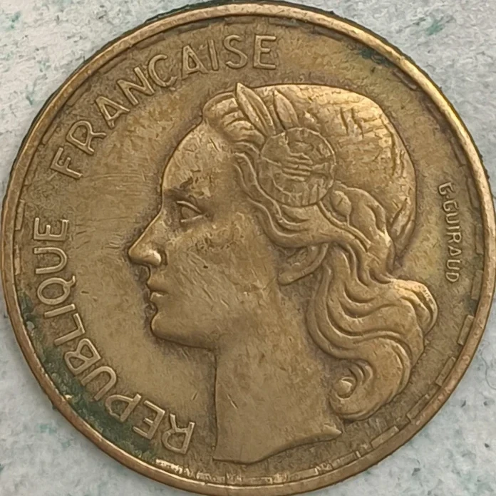 Voorzijde : Frankrijk 20 francs 1952 - Guiraud