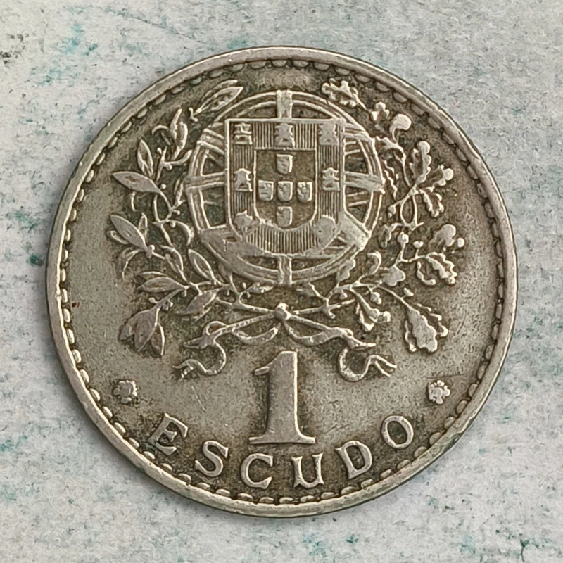 Rückseite : Portugal 1 escudo 1957