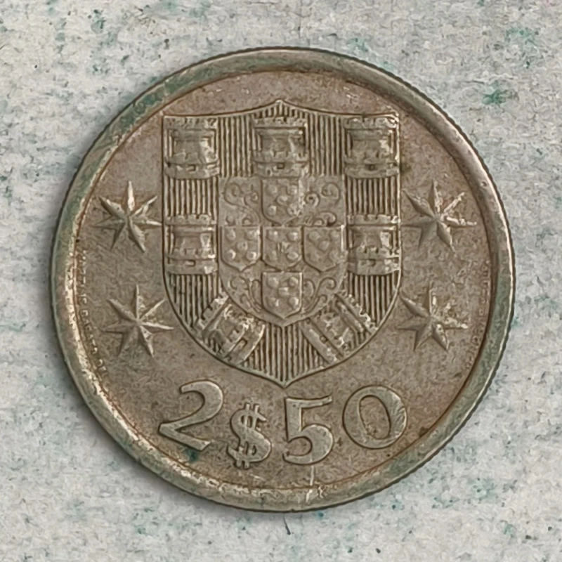 Rückseite : Portugal 2,50 Escudos 1974