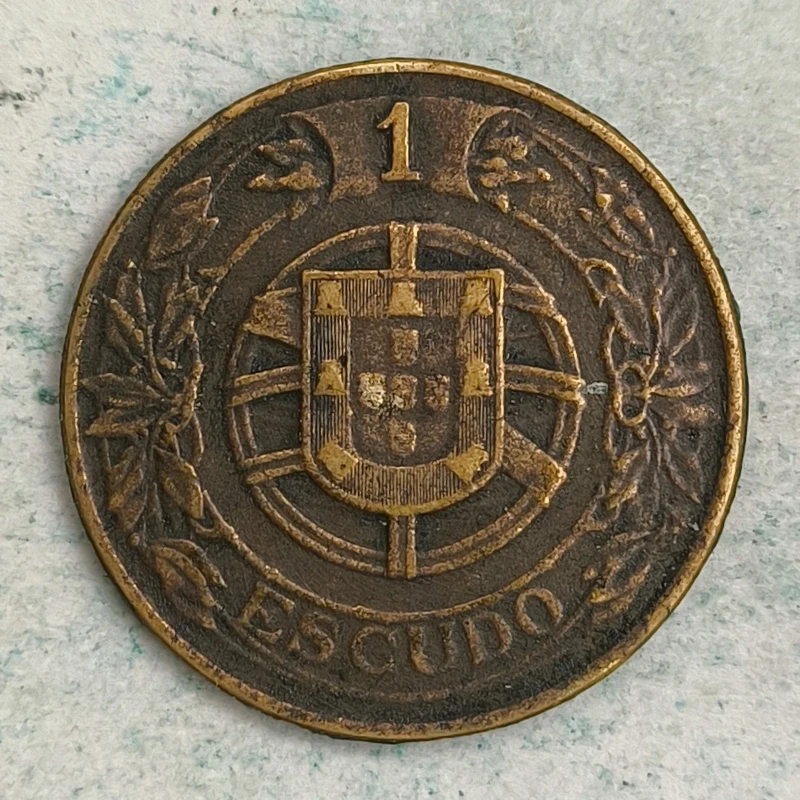 Rückseite : Portugal 1 escudo 1924