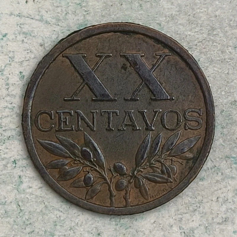 Rückseite : Portugal 20 Centavos 1967