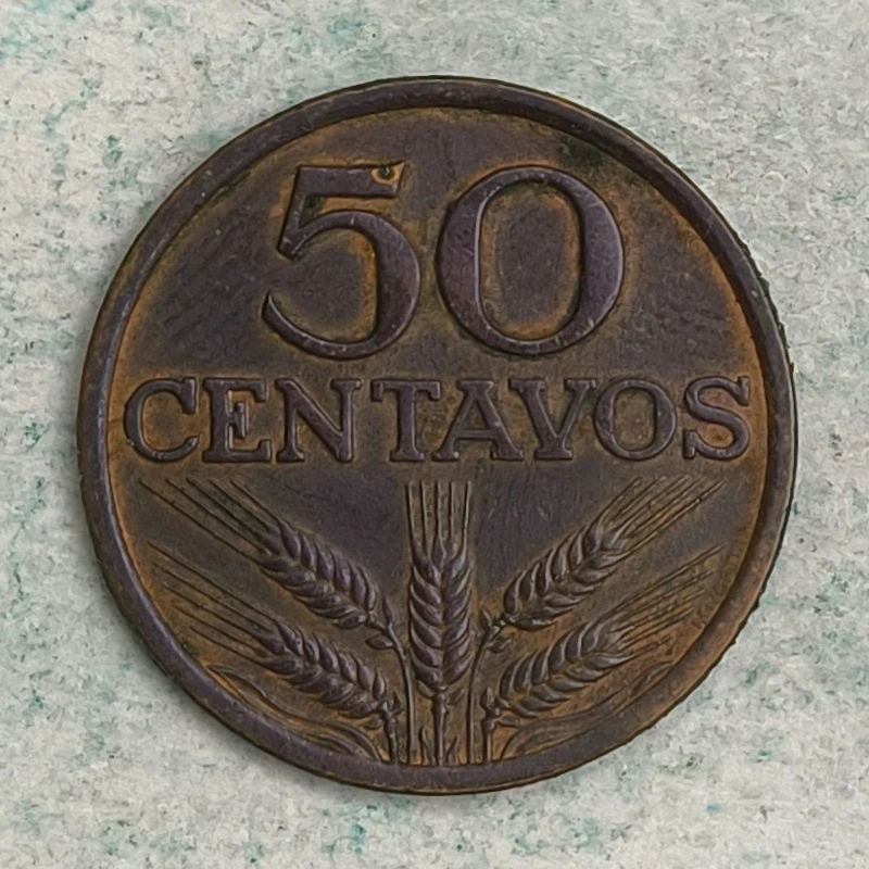 Rückseite : Portugal 50 Centavos 1974