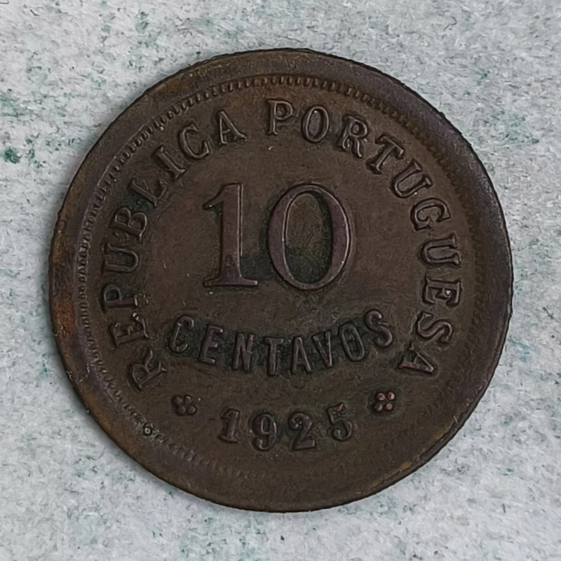 Rückseite : Portugal 10 Centavos 1925
