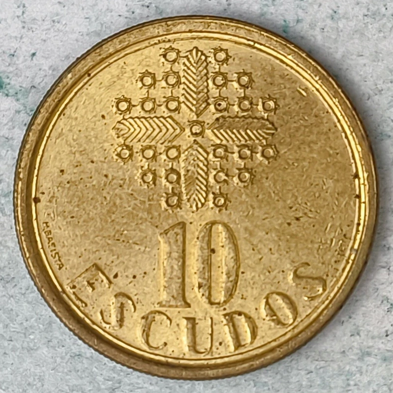 Rückseite : Portugal 10 Escudos 1988