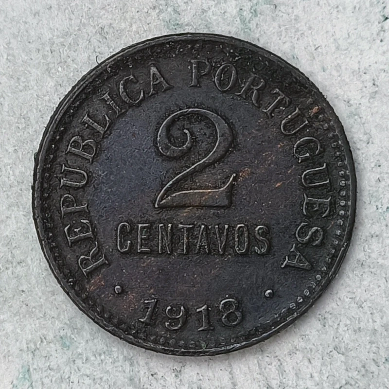 Rückseite : Portugal 2 Centavos 1918