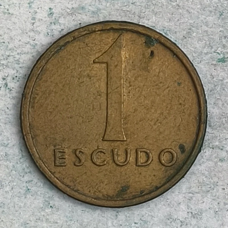 Rückseite : Portugal 1 escudo 1981