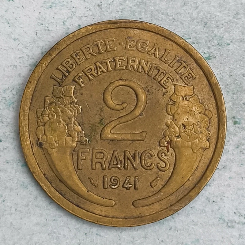 Rückseite : Frankreich 2 Francs 1941