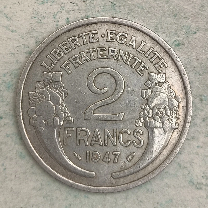 Rückseite : Frankreich 2 Francs 1947 - Morlon