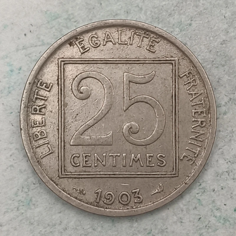 Rückseite : Frankreich 25 Centimes 1903 - Dritte Republik (Patey)