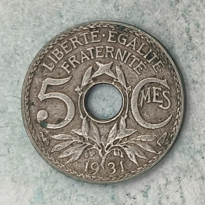 Rückseite : Frankreich 5 Centimes 1931 - Lindauer