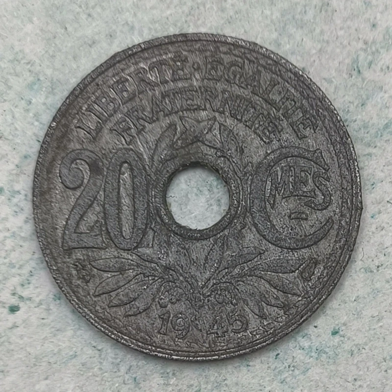 Rückseite : Frankreich 20 Centimes 1945 - Provisorisch (Lindauer)